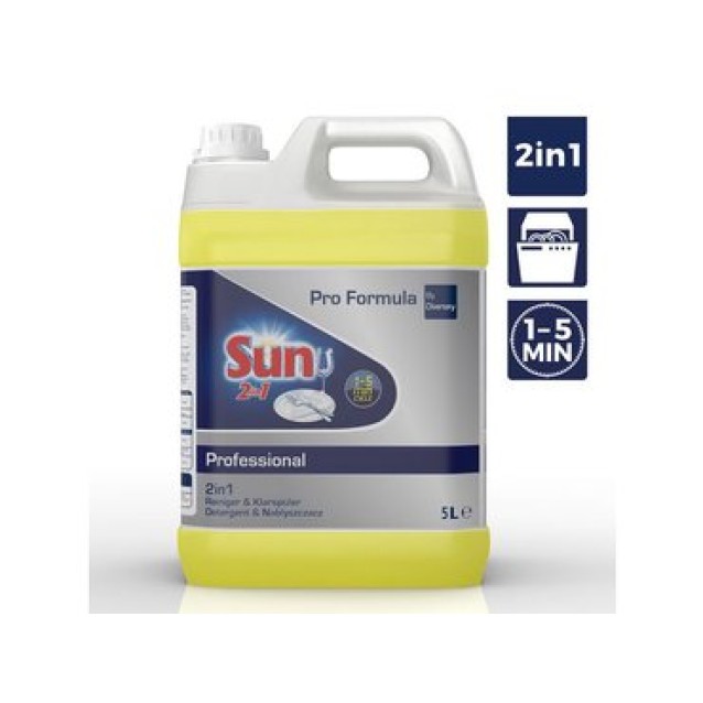 Sun Vaatwasmiddel en Spoelglans 5 liter